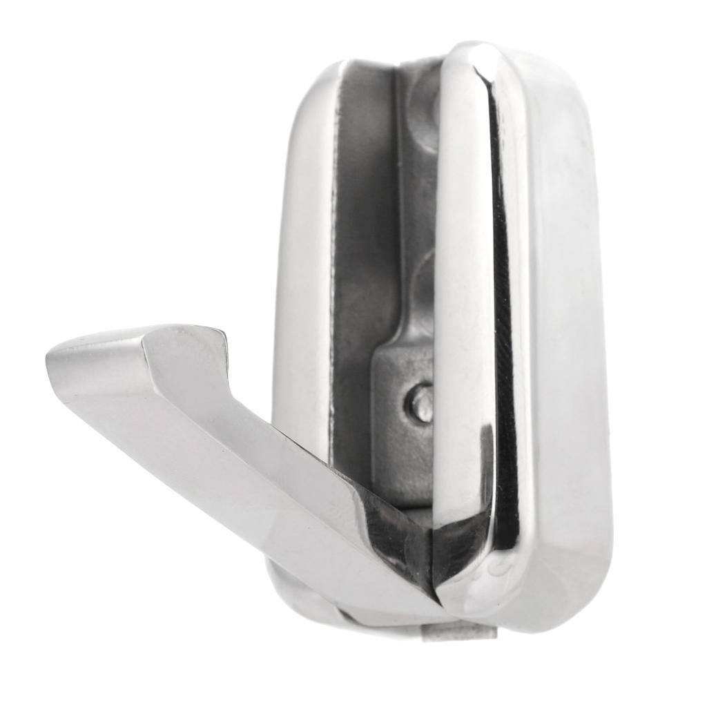 Klappbare Mantelhaken 13lb Traglast 2 x 1,14in Platzsparend Edelstahl Klappbarer Huthaken für