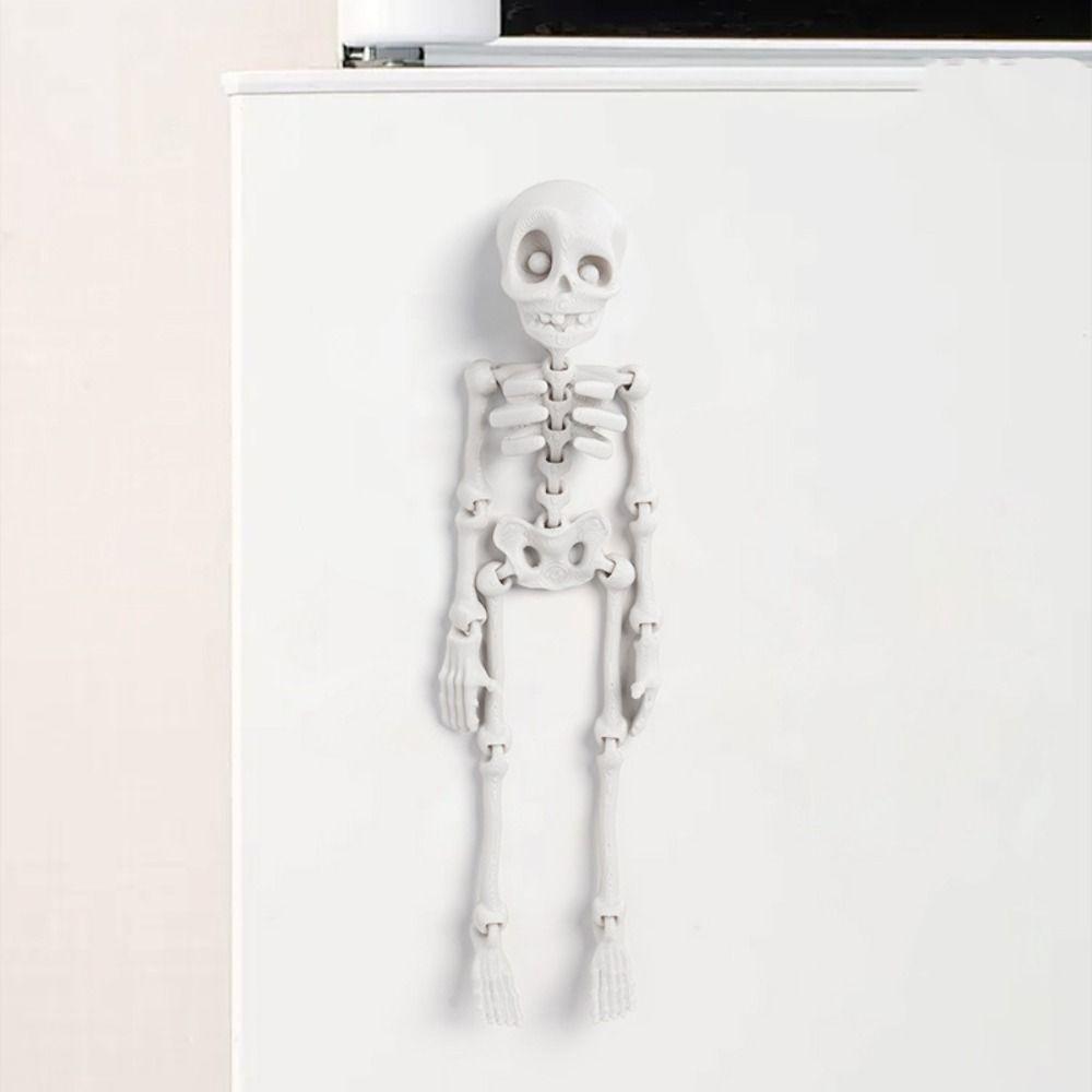 Movable Skeleton Rack Refrigerator Sticker Exquisite Refrigerator Magnets Children