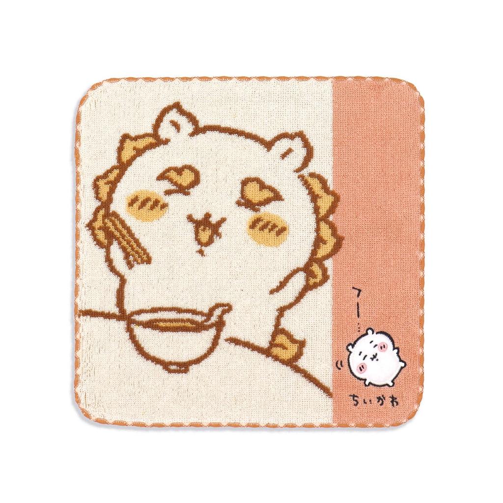 Chiikawa Orange Shisa Towel Handkerchief 25 X 25 Cm Yellow! 41-1370080 Approx.