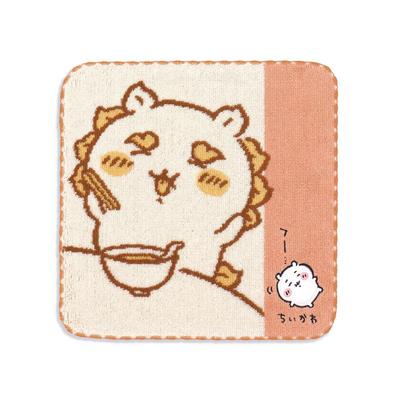 Chiikawa Towel Shisa 25 X 25cm Yellow!! Handkerchief, Orange, Design, 41-1370080, Approx.