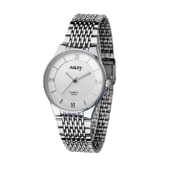 Montre-bracelet à quartz analogique pour femme avec boîtier carré