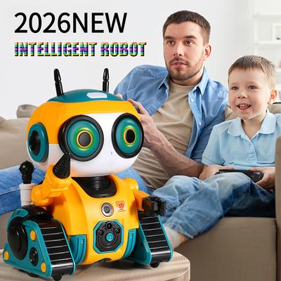Smart Robot Interactive 2.4G Emo Remote Control Intelligent Induction Music Sensing Robotic Toys for Children Birthday Gifts