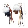 Handmade PU Leather Glove Shaped Bag Charm Keychain Accessory for Fashion Enthusiasts Unique Backpack Accessories