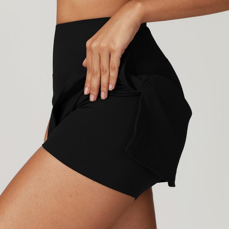 New Sports with Shorts Moisture Wicking Yoga Fitness Thin Tennis Skirt Women