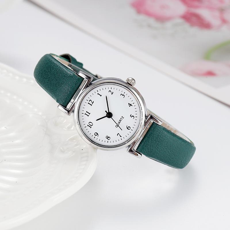Marken Quarzuhren für Damen Hohe Qualität Damen Luxus Mode Kleines Zifferblatt Freizeituhr Leder Armbanduhr Relojes Para Mujer