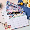 Magnetic Calendar for Fridge - Magnetic Calendar 2026, Jan.2026 - Dec.2026, 8" × 10", 2026 Calendar, Tear-off Pad, Blocks with Julian Dates - Floral