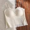 Ice Silk Lace Corset Slim Fit Suspender Vest Spicy Girl Style Crop Tops  Travel