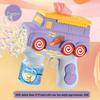 Electric Bubble Fire Truck Toy: Automatic Light-up Bubble Gun for Kids' Outdoor Fun
