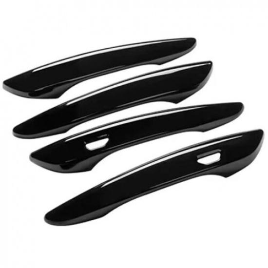Gloss Black Door Handle Cover Fit For Mazda 3 CX-30 CX-50