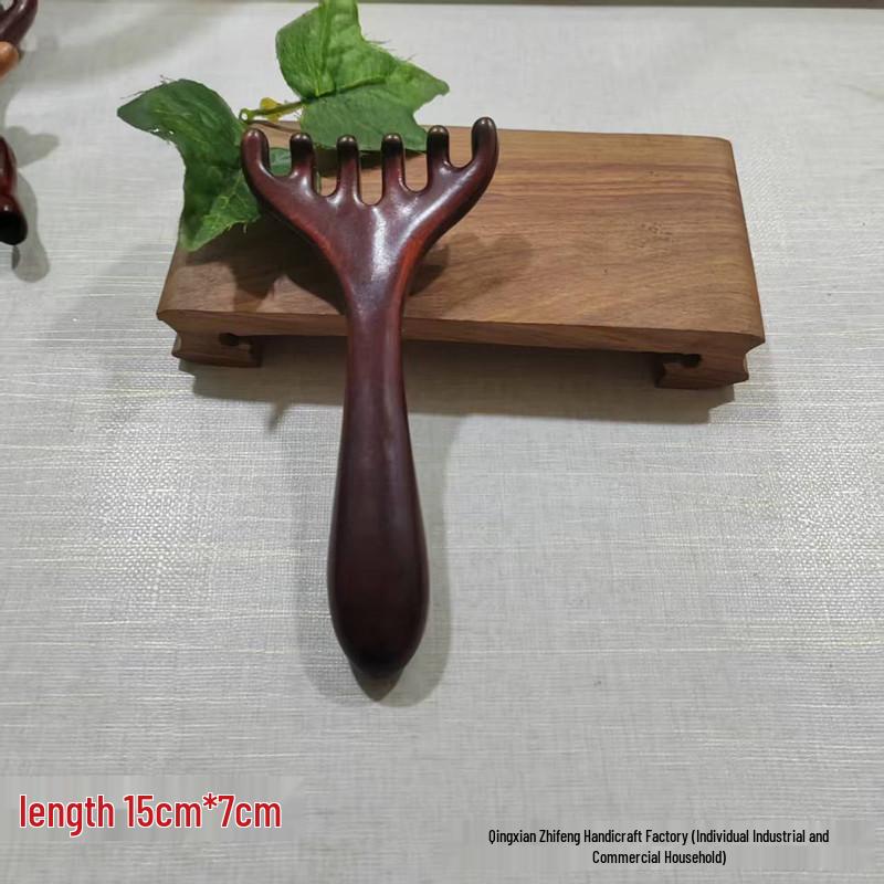 Sandalwood Antler Rake Multifunctional Comb & Nose Scraper