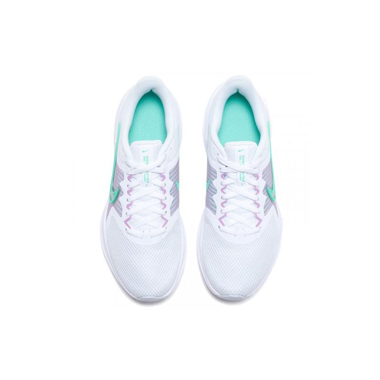 Nike  Downshifter 11 White Signal Green Women Sneakers Purple CW3413-101