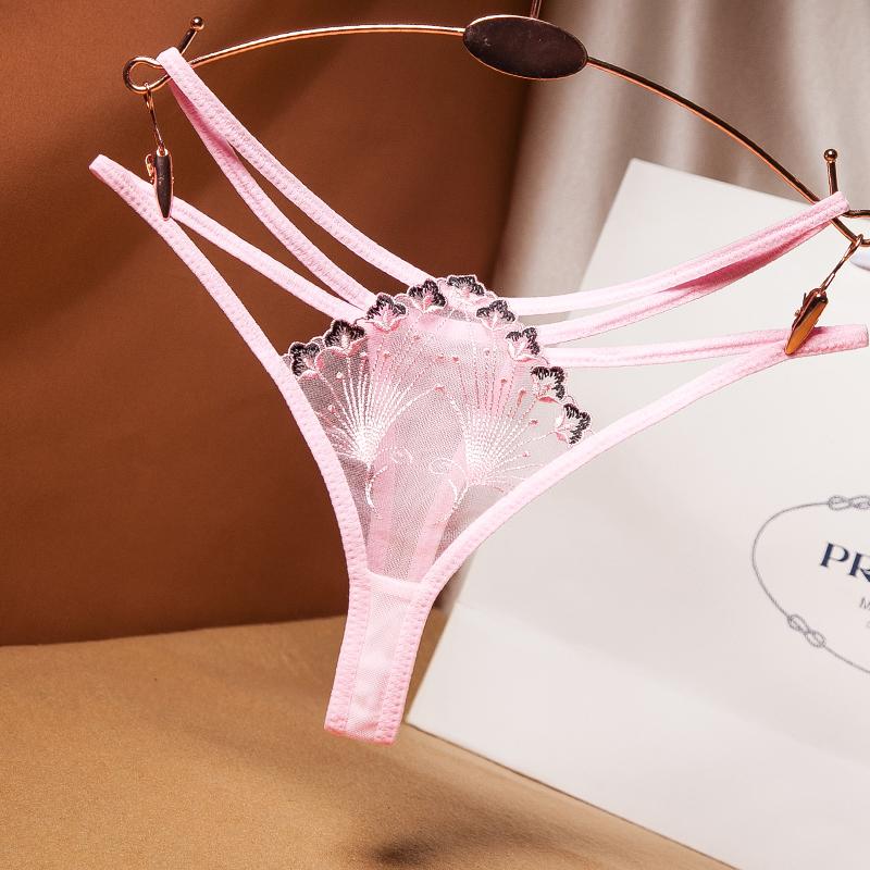 Lace T-Back Panties For Women Sexy Lingerie Seamless Low Waist G-String Female Christmas Underwear