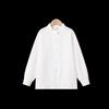 Girls' Pure Cotton Stand Collar Long Sleeve Shirt