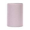 Francfranc Wave Dustbin, Medium, Purple, Stylish, Perfect for New Homes and Moving