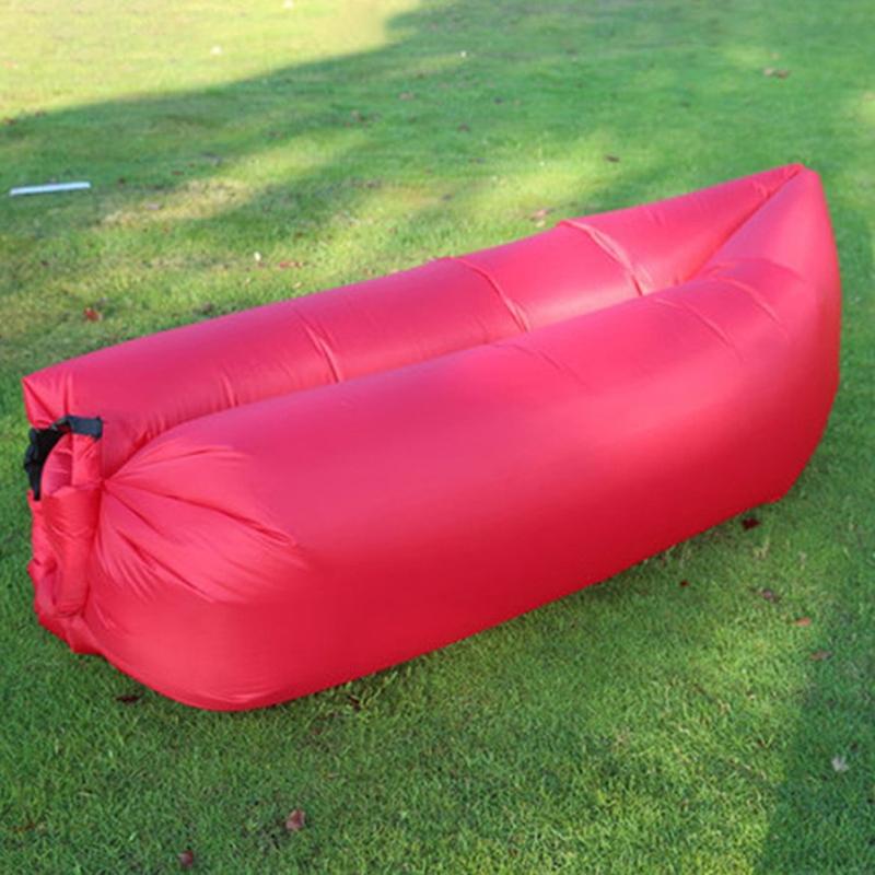 

Inflatable Lounge Chair, Air Sofa Chair, Camping And Beach Accessories, Portable Waterproof Sofa For Hiking, Picnics, Outdoor червоний