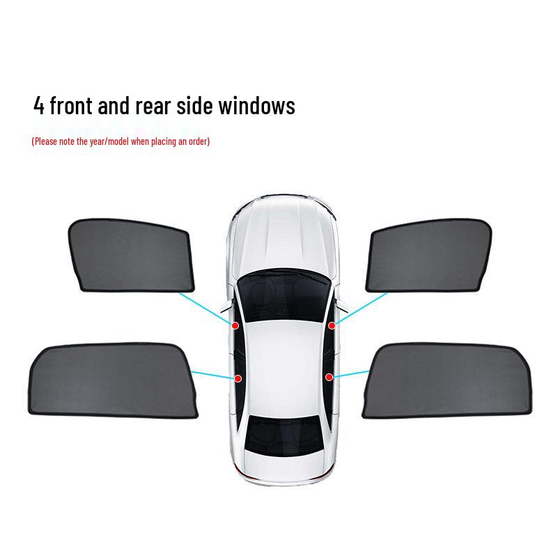 Magnetic Sunshade for BYD Sea Lion EV: Heat Insulation & Sun Protection for 05/06/07 Models