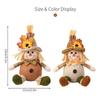 Handmade Scarecrows Sphere Hanging Decors Comfortable Straw Scarecrows Hanging Sphere for Seasonal Home Embellishment