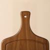 Wood Cutting Boards with Handle Walnut Smooth Butcher Block for Kitchen,