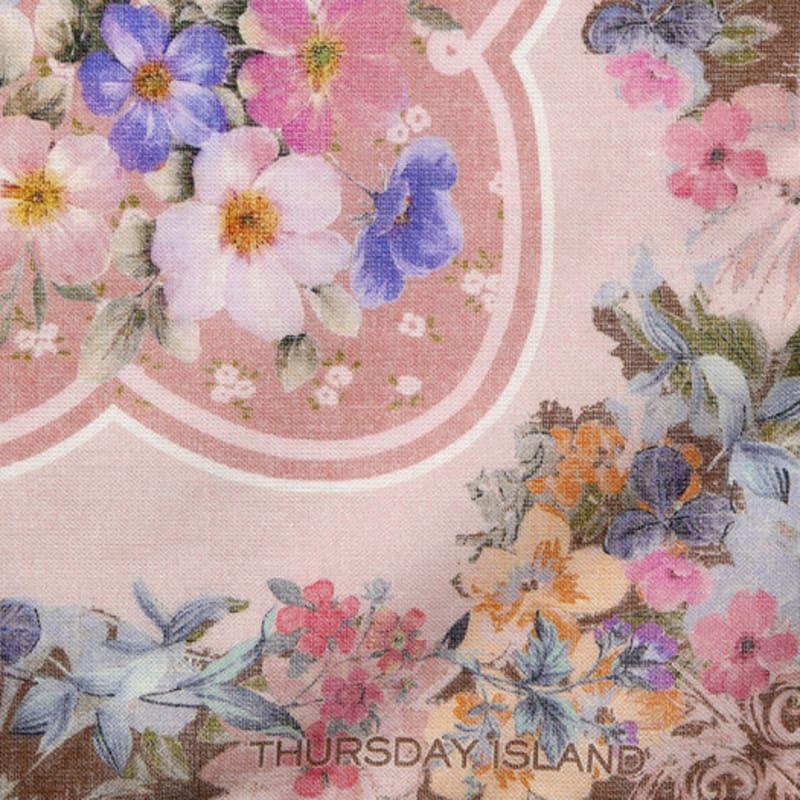 Thursday Island Square Flower Garden Bandana_T256MHC143W