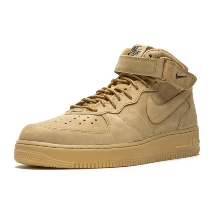 New Nike Air Force 1 Mid Flax 2016 715889-200