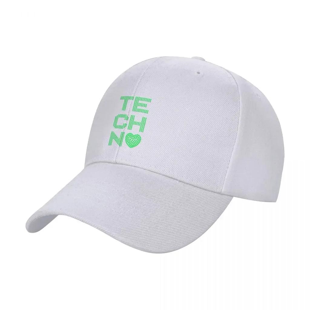 Techno Music Love Baseball Cap Hat Unisex Hats for Unisex Luxury Unisex Cap Beach Hat Unisexs Luxury Womens