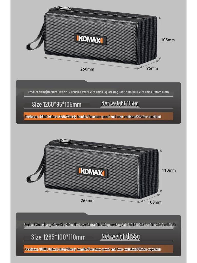 Portable Electrician's Toolkit: Durable Canvas Repair Storage Bag