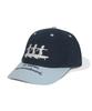 MAGOODGAN Headwear 9318 Surfer Navy Color Block Cotton Ball Cap