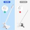 41m/25cm No Punch Flexible Baby Monitor Clip Mount Webcam Holder Stand for Universal 1/4'' Screw Baby Monitor Cameras Clamp
