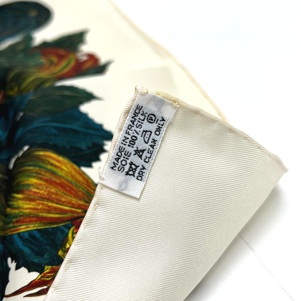 HERMES CITROUILLES & COLOQU IN TES Pumpkin and colocynth Carre90 Scarf Unused