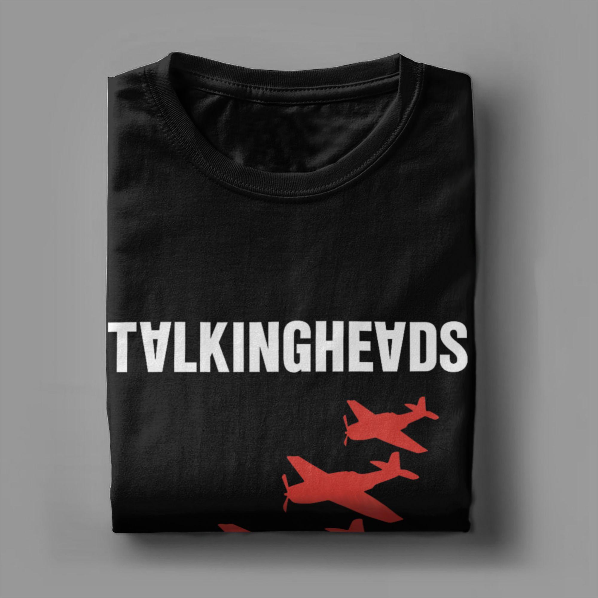 

Funny Talking Heads T-Shirts Men Crew Neck Cotton T Shirt Short Sleeve Tees Graphic Printed Clothing - Men s Summer Cotton ... S разноцветный