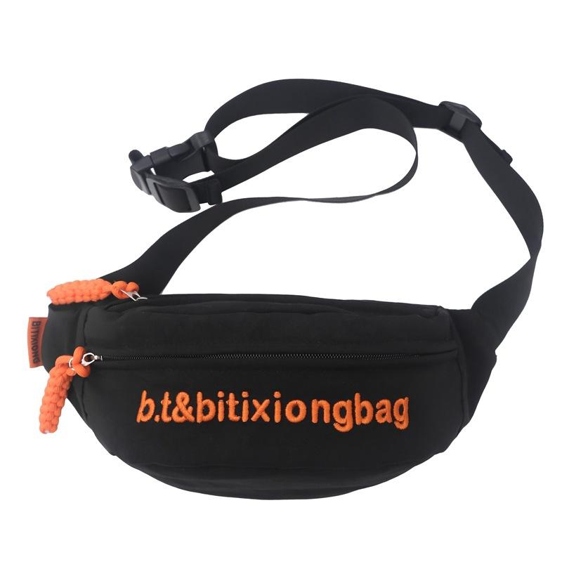 

Нагрудная сумка Мужская и женская модная сумка-мессенджер Простая спортивная поясная сумка Студенческая сумка-мессенджер