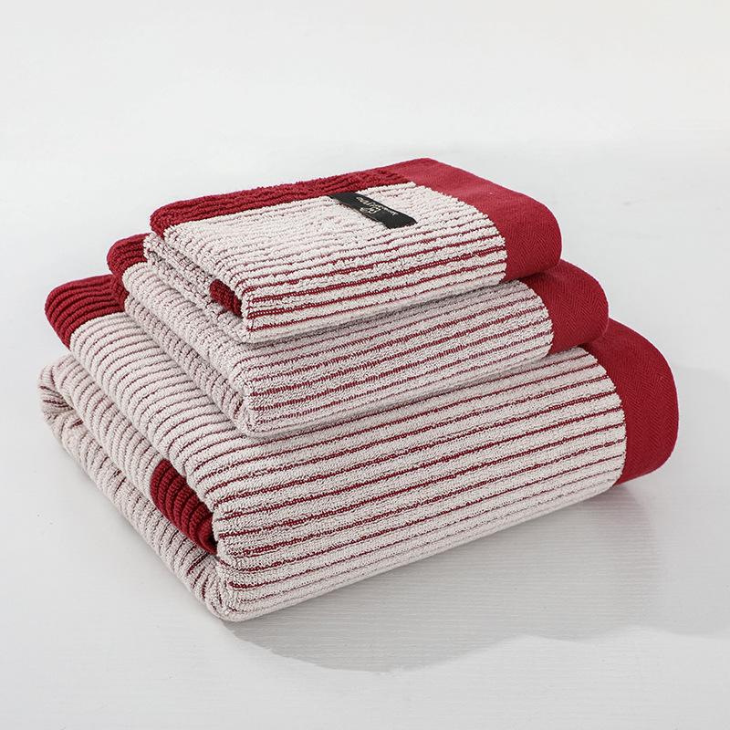 Gruby, chłonny bawełniany ręcznik do twarzy – szybkoschnący ręcznik kąpielowy dla mężczyzn