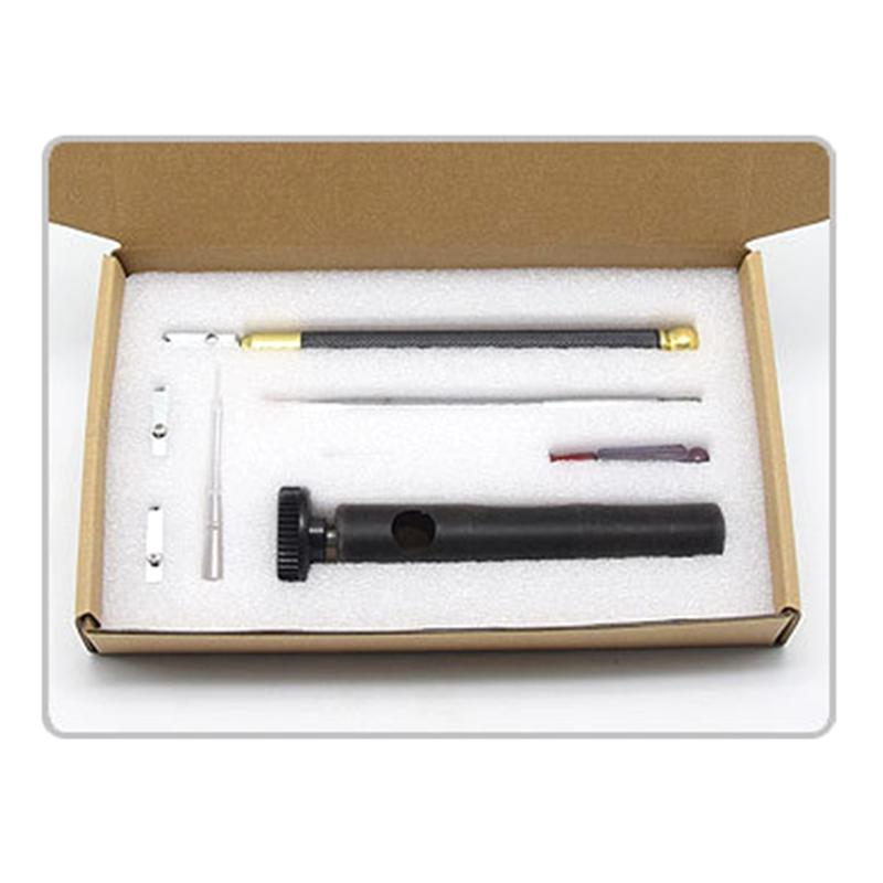 Glass Cutter Tool Set 2mm-20mm Pencil Style Oil Feed Tip with Oil Dropper Screwdriver Blades for Cutter Mirror Ceramics
