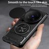 KEYSION Magnetic Phone Case for VIVO X300 Ultra 5G Slide Camera Lens Protection Upright Stand 360° Ring Shockproof Back Cover
