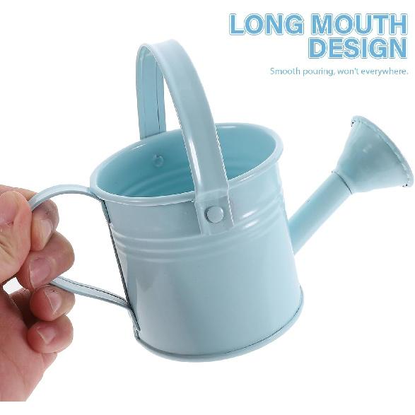 

Металлическая лейка маленькая для уличных растений, сада, двора, домашних цветов, 2 шт., случайный цвет, 15X7.5CM/5.9X2.95 дюйма