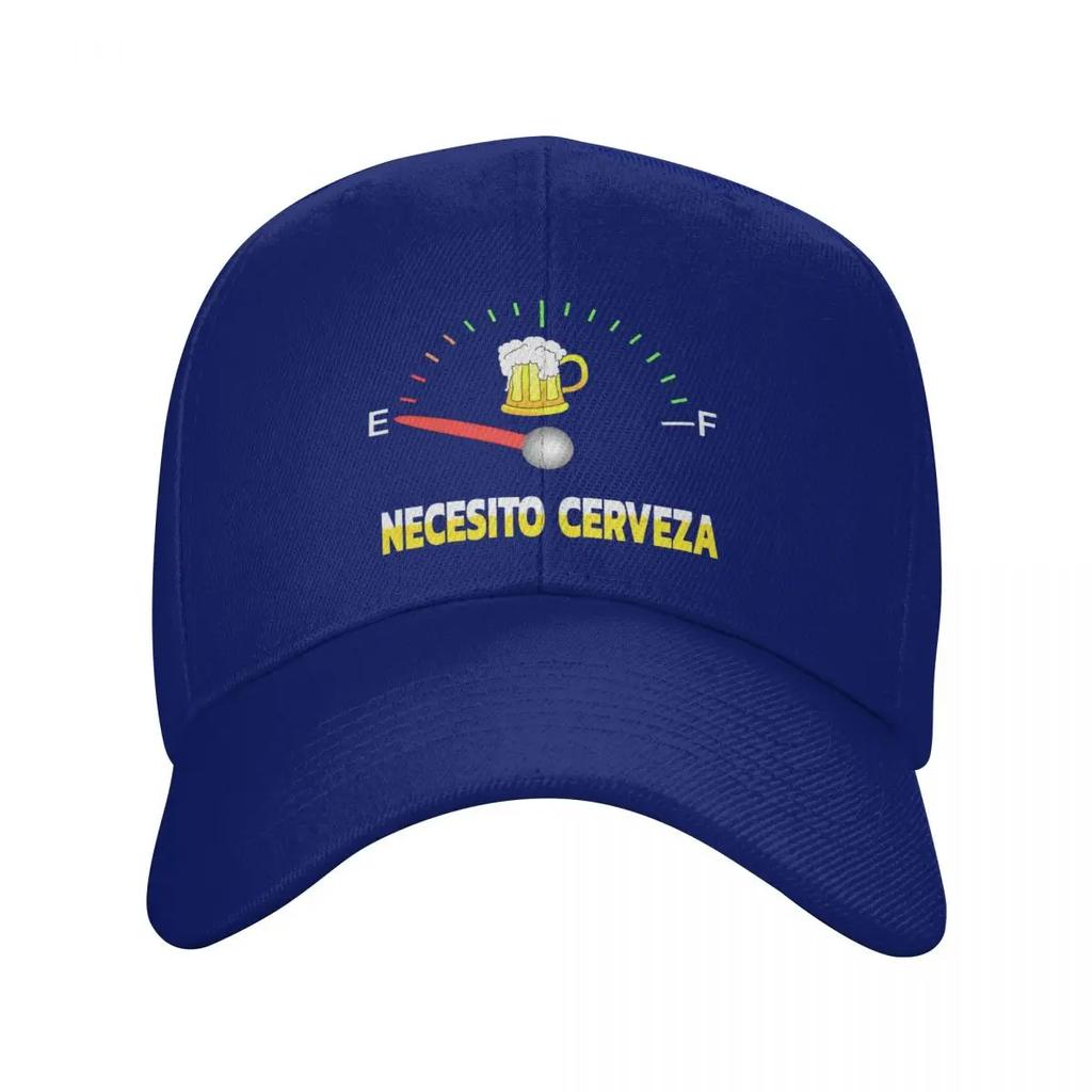 Personalized Necesito Cerveza I Need Beer Baseball Cap Women Unisex Adjustable Dad Hat Streetwear Snapback Caps