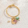 Geometric Wind Women's Ring Personalized Inlaid Rice Bead Design Star Moon Open Ring Versatile Index Finger Ring