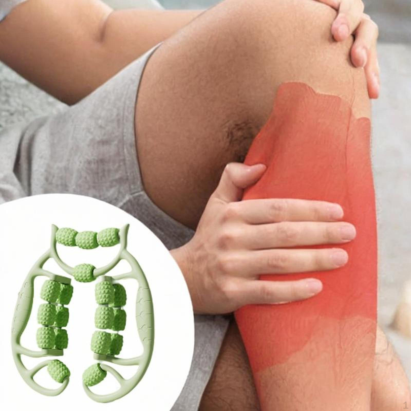 

Массажер для ног с роликом, 18-точечный зажим, глубокий массаж тканей для йоги, бодибилдинга