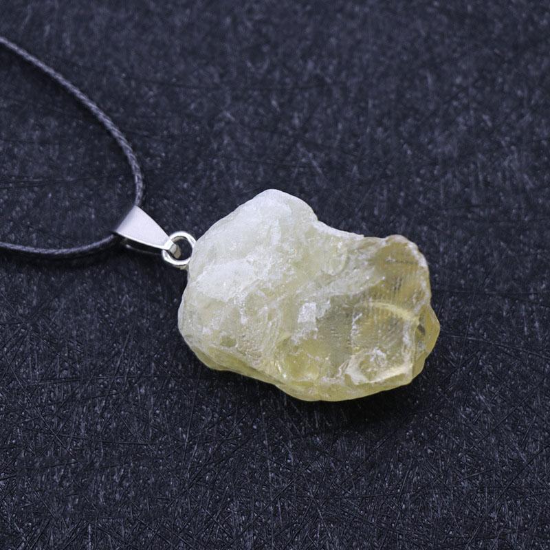

Healing Mineral Stone Pendulum Natural Amethysts Rose Clear Crystal Citrines Quartz Pendant Necklaces Choker цитриновый