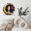 Dining Area 30x30cm Round Glass Wall Clock Enhancing the Ambiance of Meals