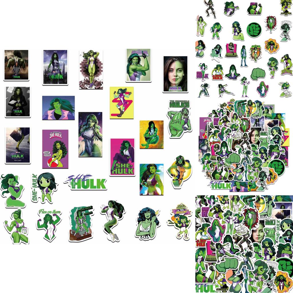 She Hulk Attendey At Law 50pc Waterproof Diy Notebook Stickers For Legal Attendance
