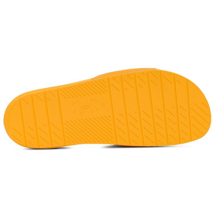 Under Armour Core Remix 2 Soft Comfortable Rubber Sole Quick-Dry Slide Sandals Unisex Sandals Yellow 3023774-800