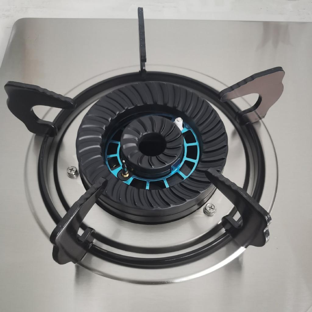 Kitchen Cooking High Fire Stove Stainless Steel Panel Embedded Gas Stove New Household Dual Stove Gas Cooker