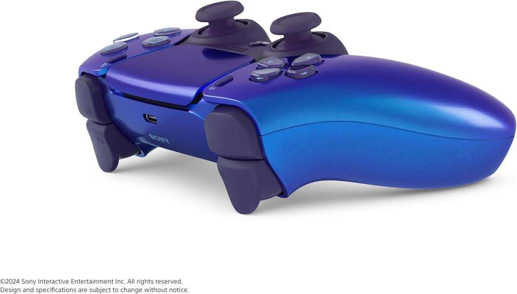 Genuine DualSense Wireless Chroma Indigo with Astro Bot Design Cord Holder Controller, (CFI-ZCT1J11)