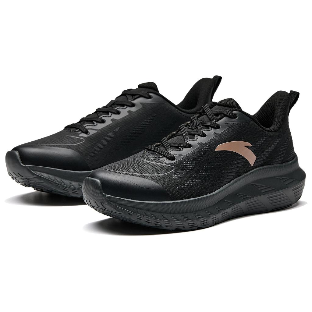 Anta Light Cloud Comfortable Non-Slip Wear-Resistant Low-Top Casual Running Shoes Women Sneaker Black 122435536S-4