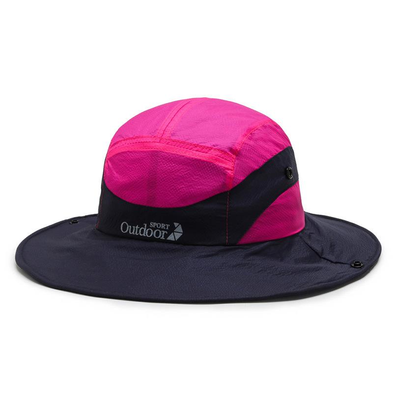 New bucket hat summer sun protection breathable light sun protection fishing climbing hat women