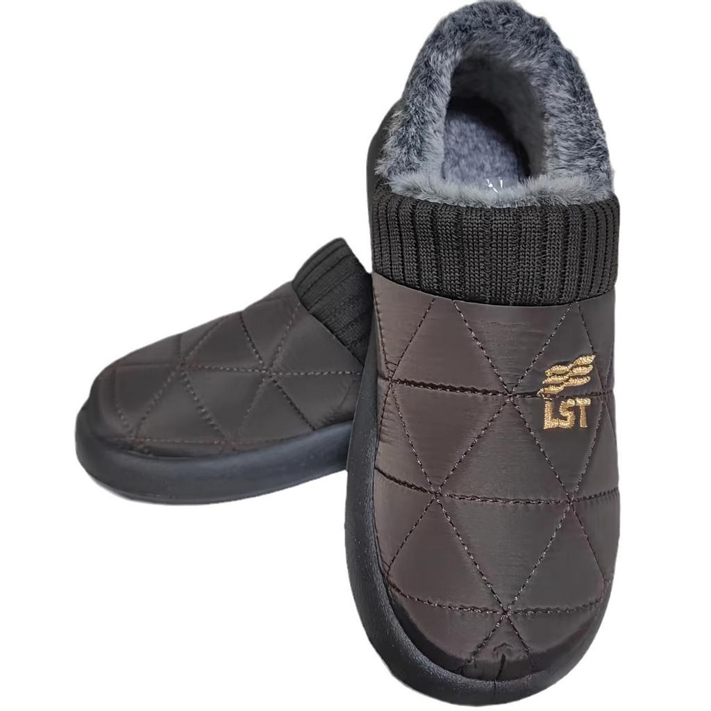 Winter women's velvet thickened warm cotton shoes non-slip waterproof oil-proof comfortable mother shoes office leisure foreign trade