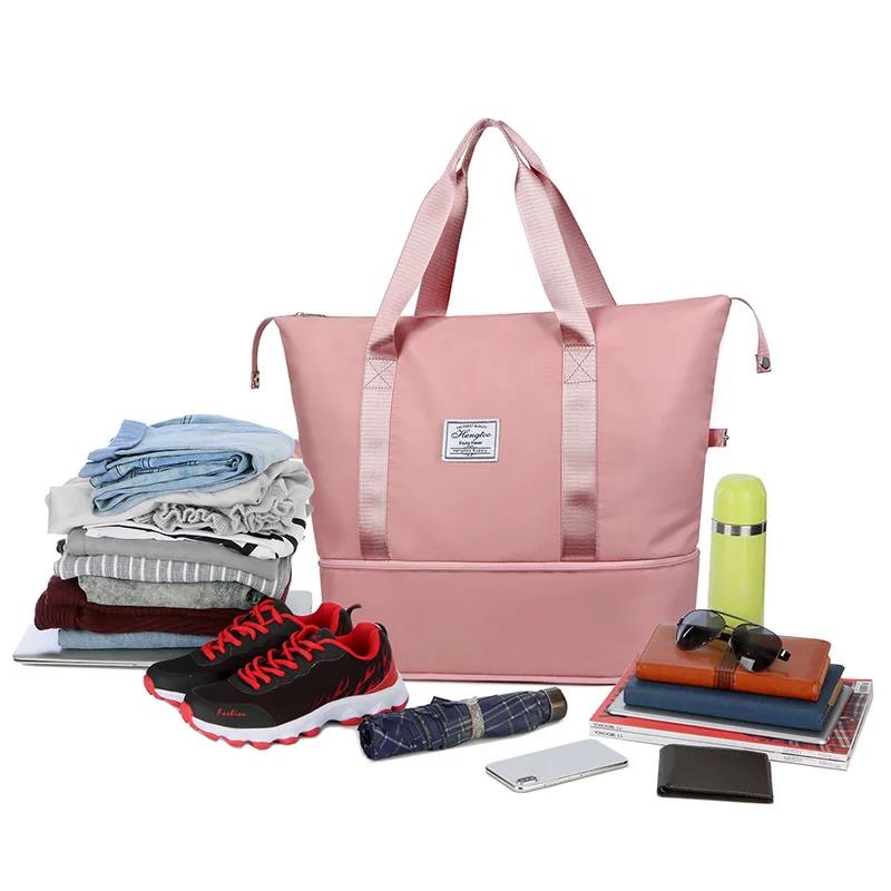 Practical Travel Women's Wet and Dry Separation Training New Large Capacity Casual Yoga Fitness Bag