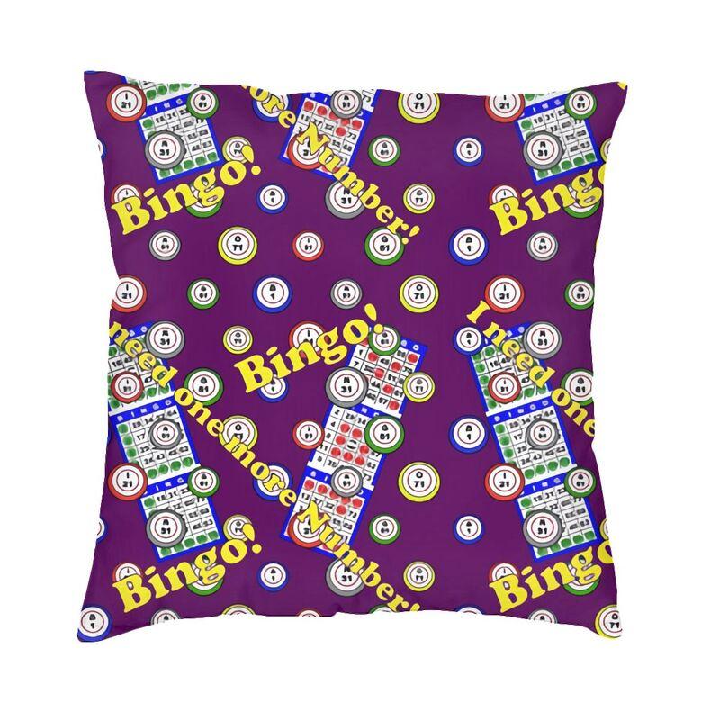 

Luxury Best Play Bingo Game For Bingo Players Sofa Cushion Cover Velvet Pillow Case Living Room Decoration Pillowcase 30cmx30cm