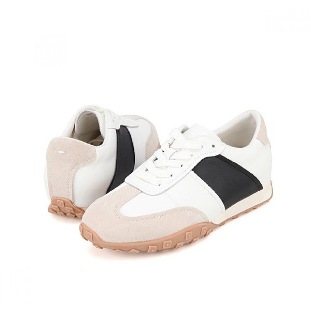 Barbara Leather Sporty Women S SneakerS 2cm Bbh606bk